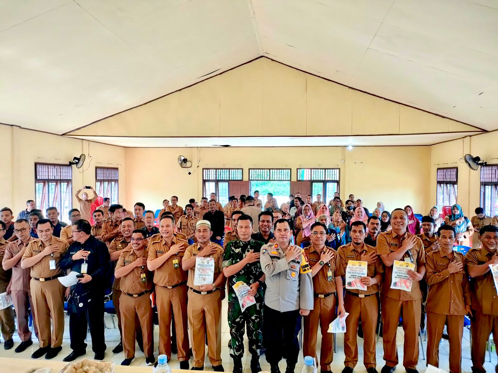 Kasat Binmas Polres Siak Serukan Untuk Ciptakan Pemilu Yang Aman