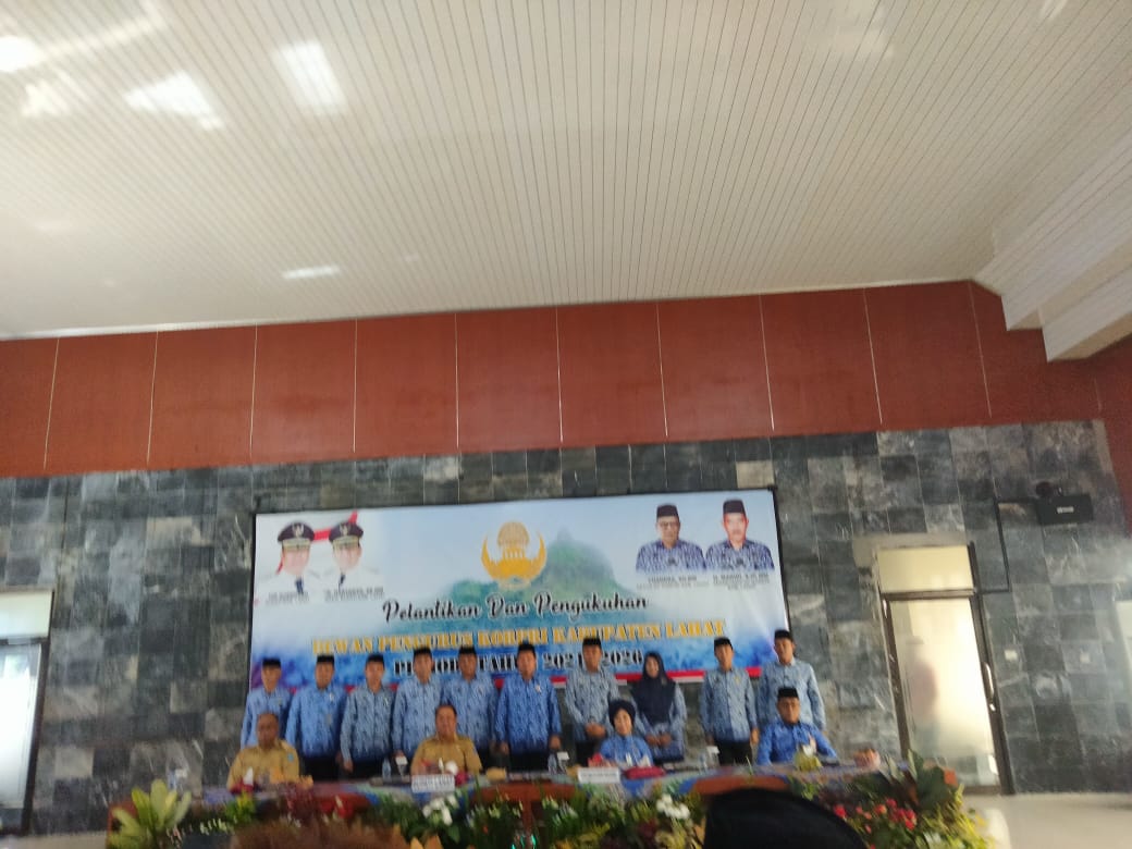 Pelantikan Dan Pengukuhan Dewan Pengurus Korpri Kabupaten Lahat Periode