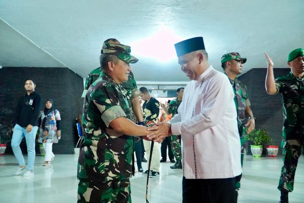 Pj Bupati Kampar Sambut Kunjungan Silaturahmi Pangdam I Bukit Barisan