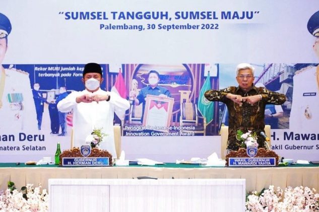 Pasangan Gubernur Sumatera Selatan H Herman Deru Dan Wakil Gubernur H Mawardi Yahya Hdmy